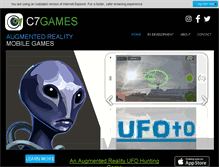 Tablet Screenshot of c7games.com